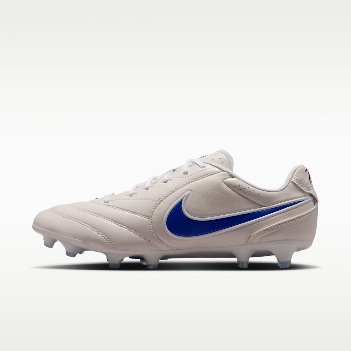 Nike Tiempo Ligera Pro Firm-Ground Low-Top Soccer Cleats - Chalk/White/Racer Blue - Image 1