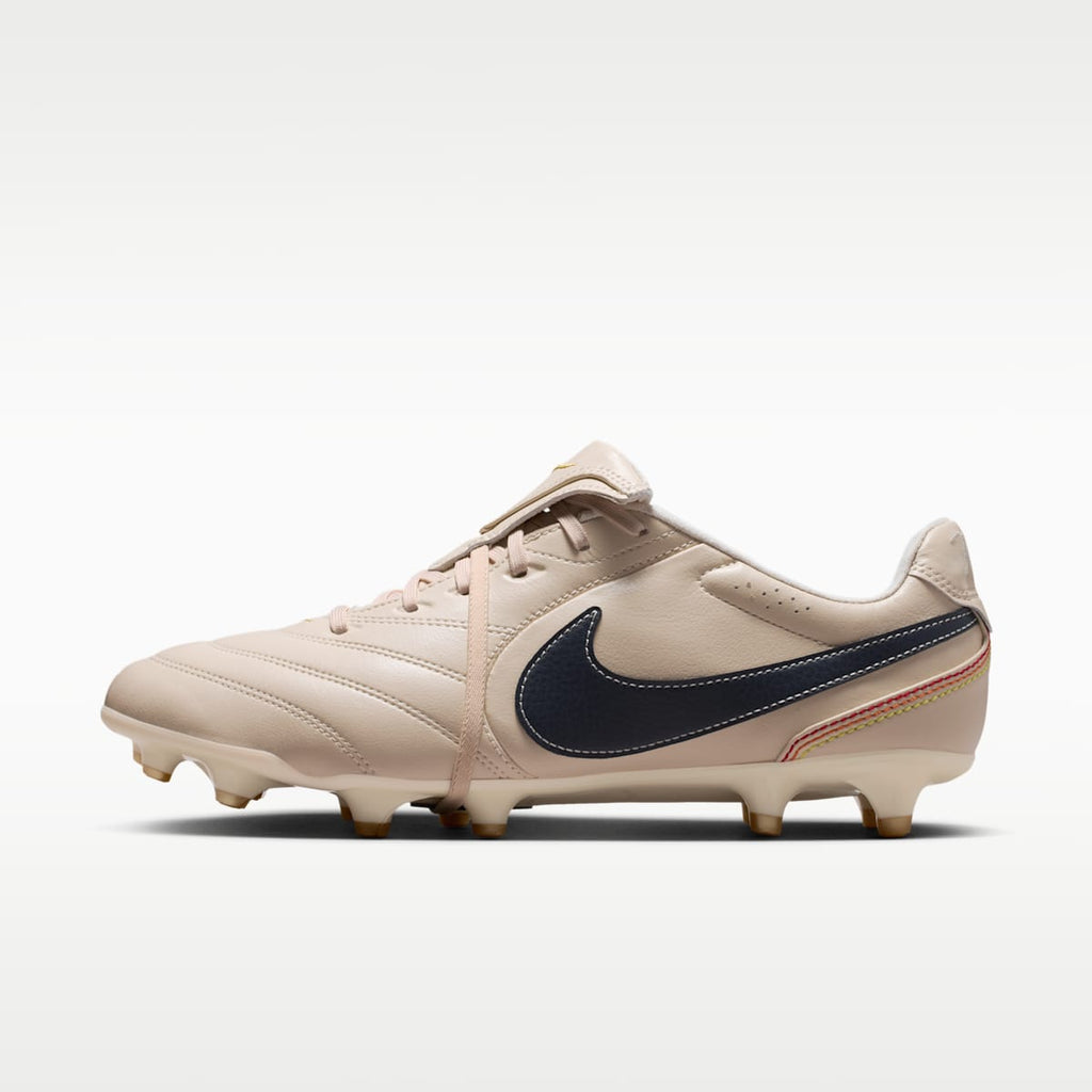 Nike Tiempo Ligera Pro Firm-Ground Low-Top Soccer Cleats - Pearl White/Dark Obsidian - Image 1