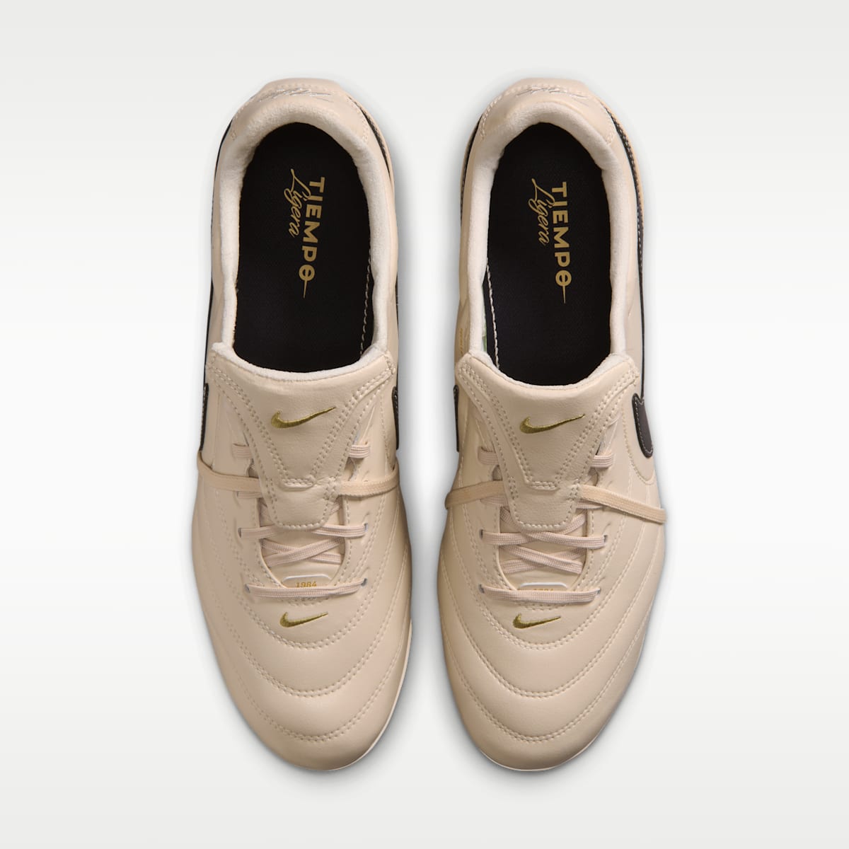 Nike Tiempo Ligera Pro Firm-Ground Low-Top Soccer Cleats - Pearl White/Dark Obsidian - Image 4