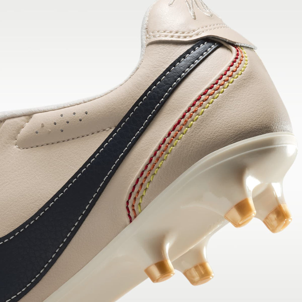 Nike Tiempo Ligera Pro Firm-Ground Low-Top Soccer Cleats - Pearl White/Dark Obsidian - Image 9