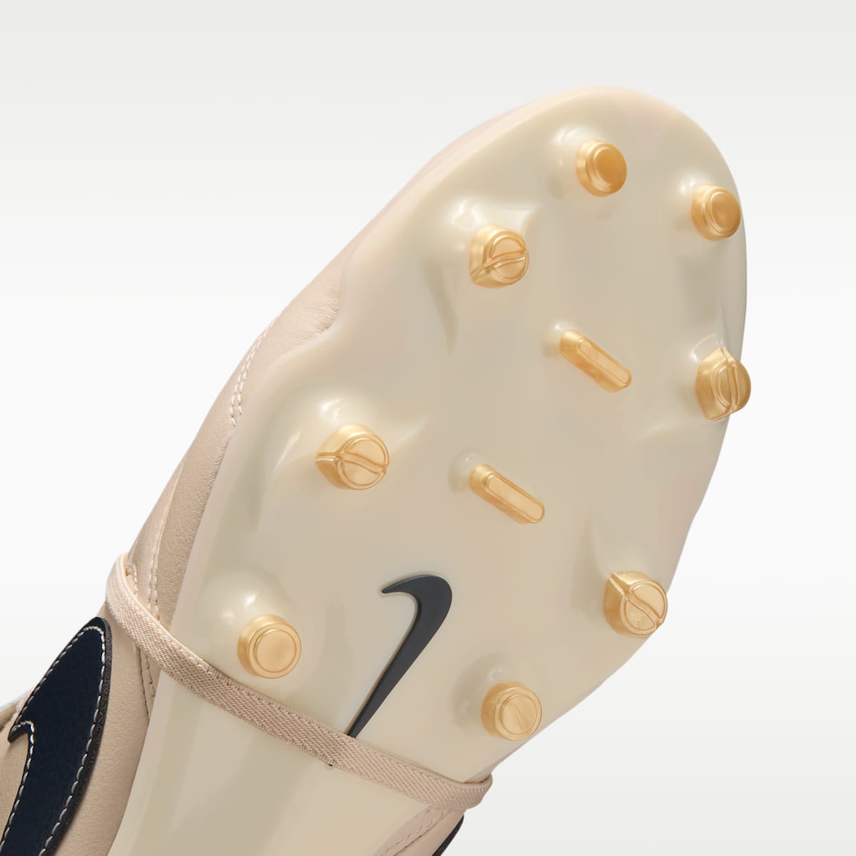 Nike Tiempo Ligera Pro Firm-Ground Low-Top Soccer Cleats - Pearl White/Dark Obsidian - Image 7