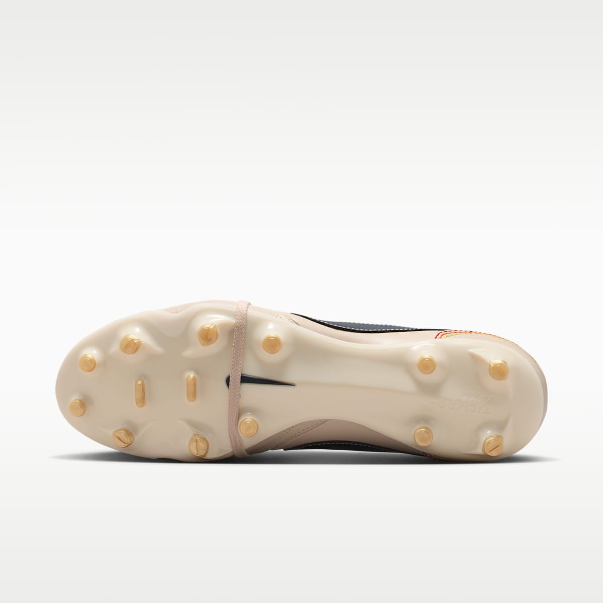 Nike Tiempo Ligera Pro Firm-Ground Low-Top Soccer Cleats - Pearl White/Dark Obsidian - Image 2