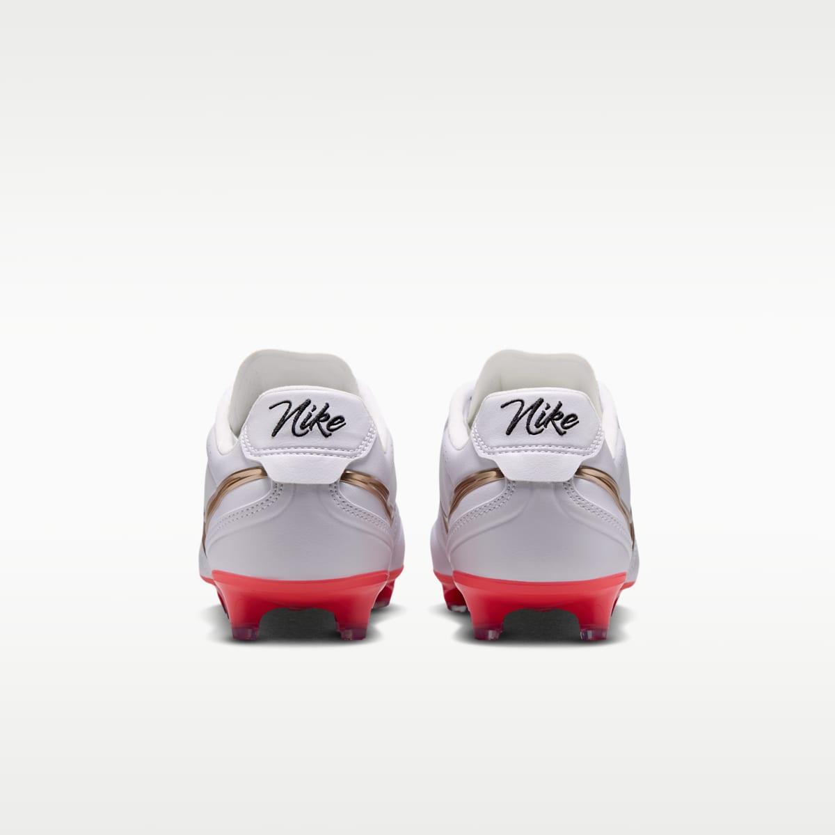 Nike Tiempo Ligera Pro Firm-Ground Low-Top Soccer Cleats - White/Bright Crimson/Blur - Image 6