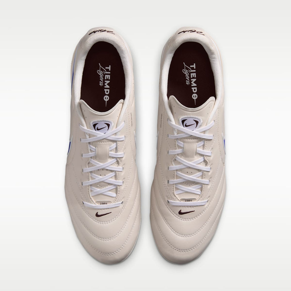Nike Tiempo Ligera Pro Firm-Ground Low-Top Soccer Cleats - Chalk/White/Racer Blue - Image 4