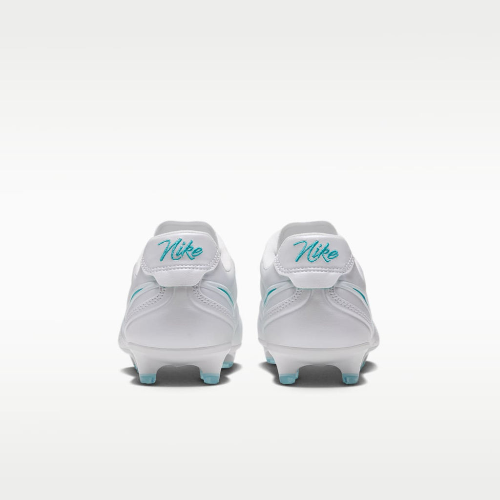 Nike Tiempo Ligera Pro Firm-Ground Low-Top Soccer Cleats - White/White/Energy - Image 6