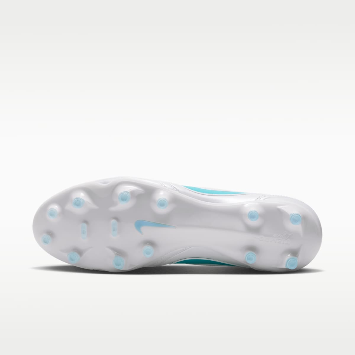 Nike Tiempo Ligera Pro Firm-Ground Low-Top Soccer Cleats - White/White/Energy - Image 2
