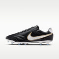 Nike Tiempo Ligera Pro Firm-Ground Low-Top Soccer Cleats - Black/White - Image 1