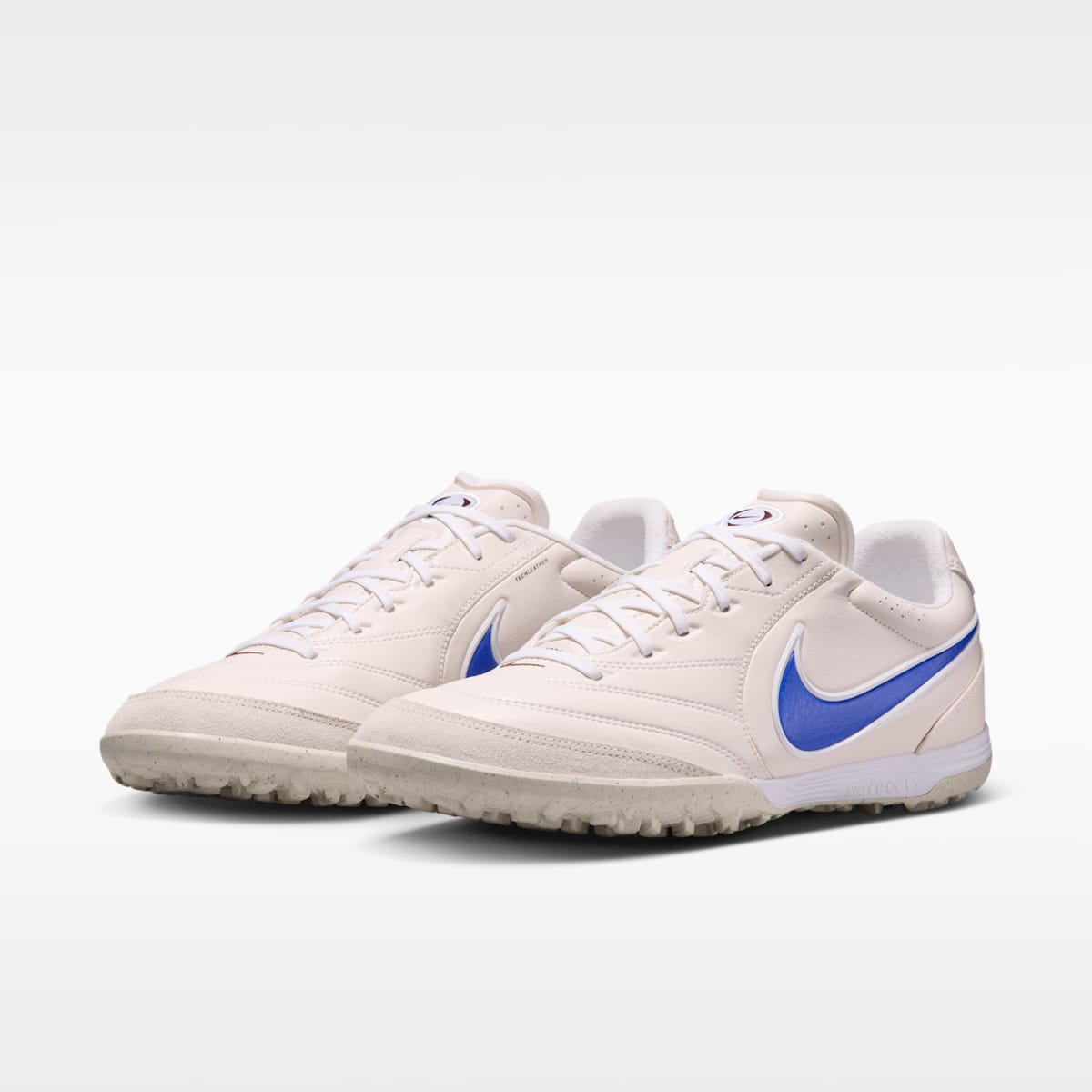 Nike Tiempo Ligera Pro Turf Low-Top Soccer Shoes - Chalk/White/Racer Blue - Image 5