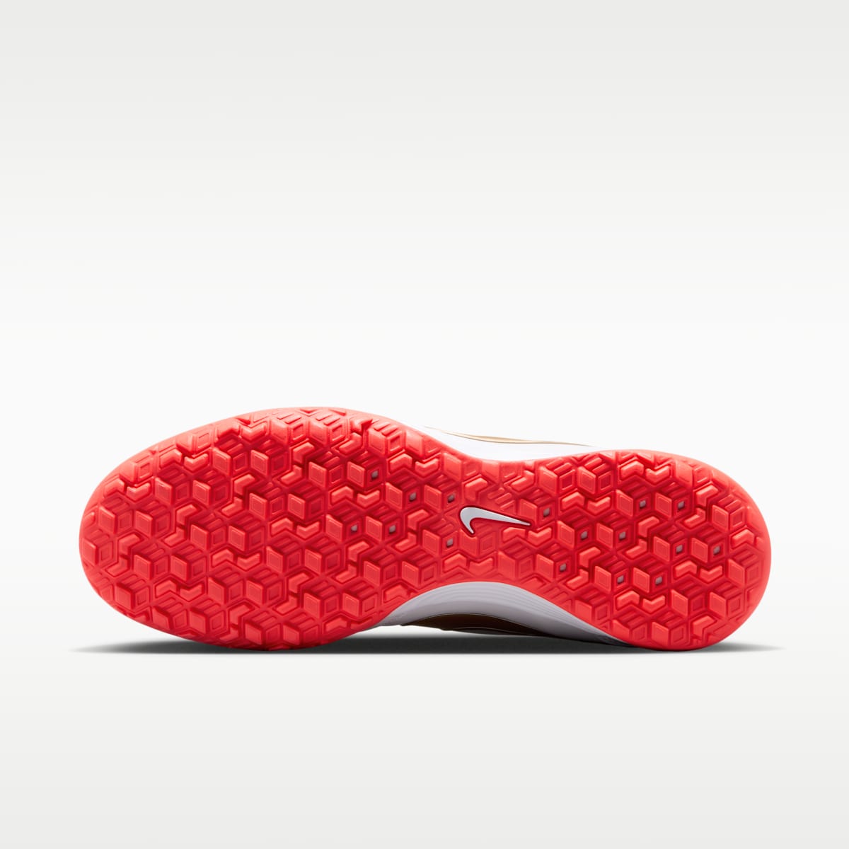 Nike Tiempo Ligera Pro Turf Low-Top Soccer Shoes - White/Bright Crimson/Blur - Image 2