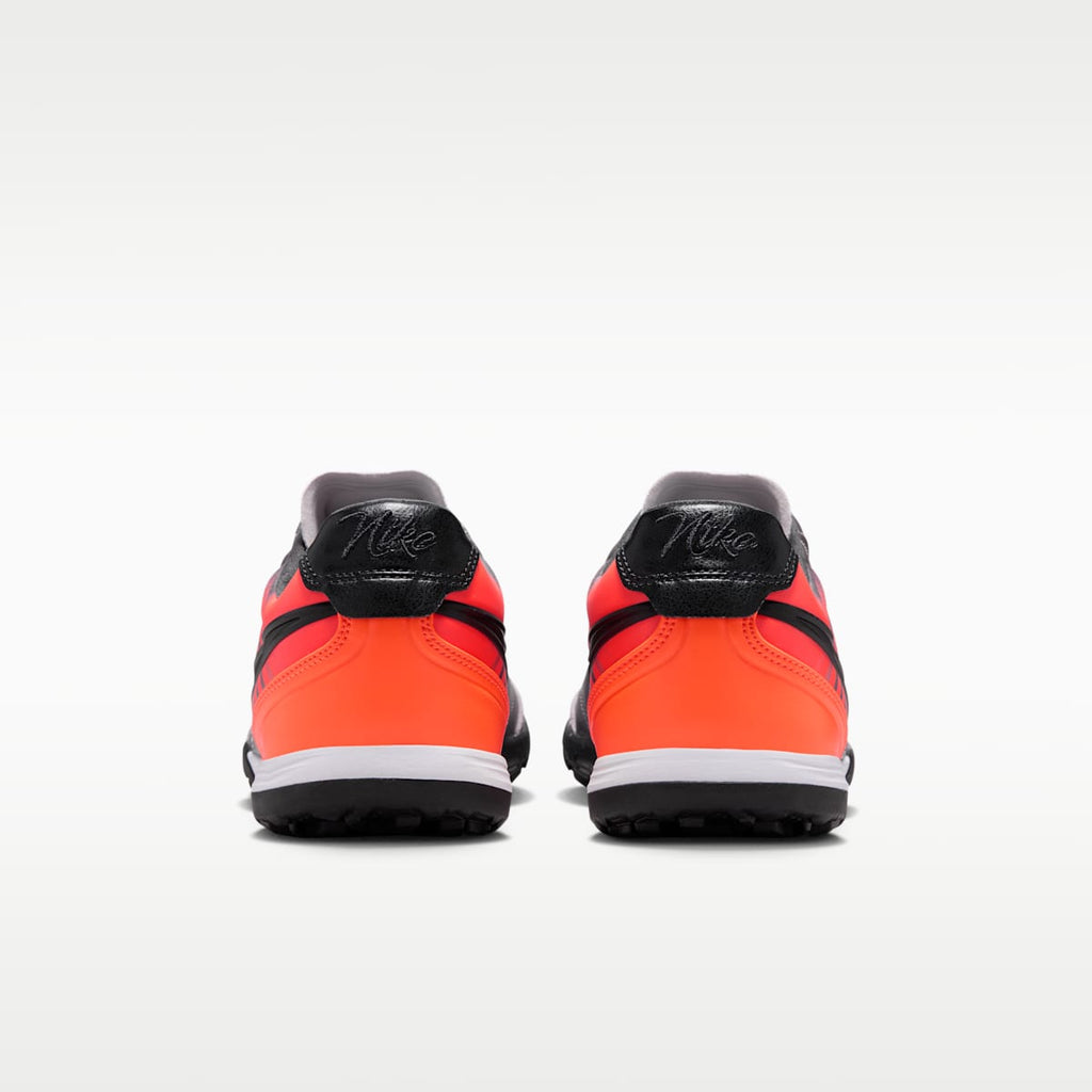 Nike Tiempo Ligera Pro Heritage Turf Low-Top Soccer Shoes - Bleached Lilac/Total Orange/Black - Image 6