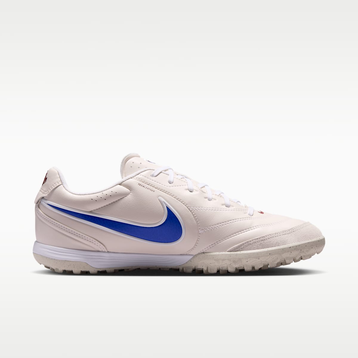 Nike Tiempo Ligera Pro Turf Low-Top Soccer Shoes - Chalk/White/Racer Blue - Image 3