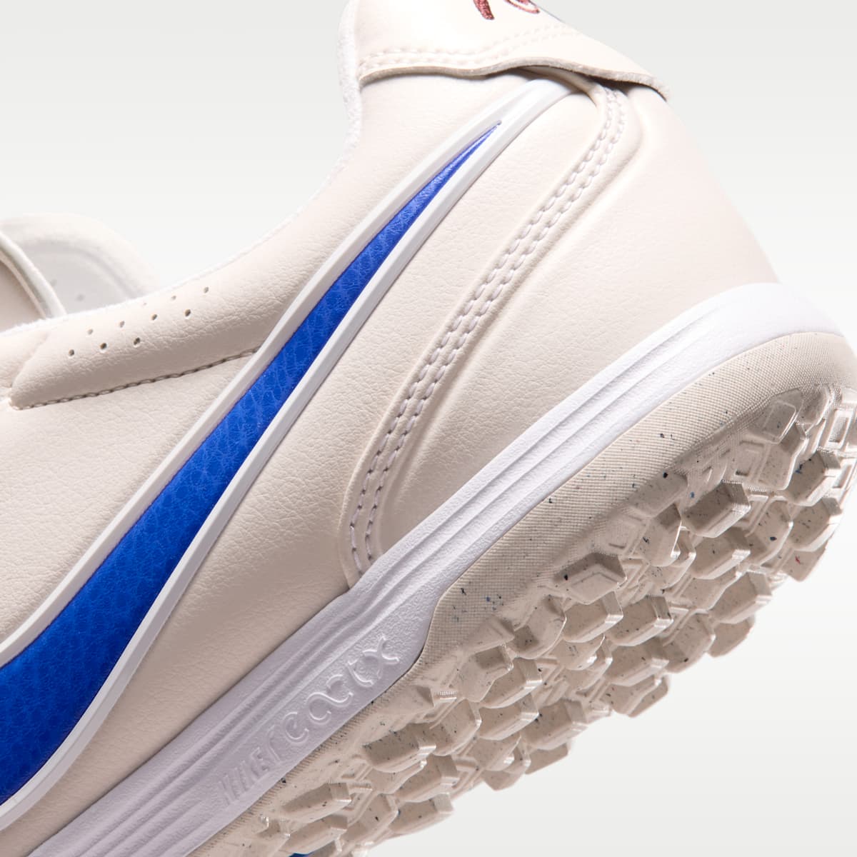 Nike Tiempo Ligera Pro Turf Low-Top Soccer Shoes - Chalk/White/Racer Blue - Image 8