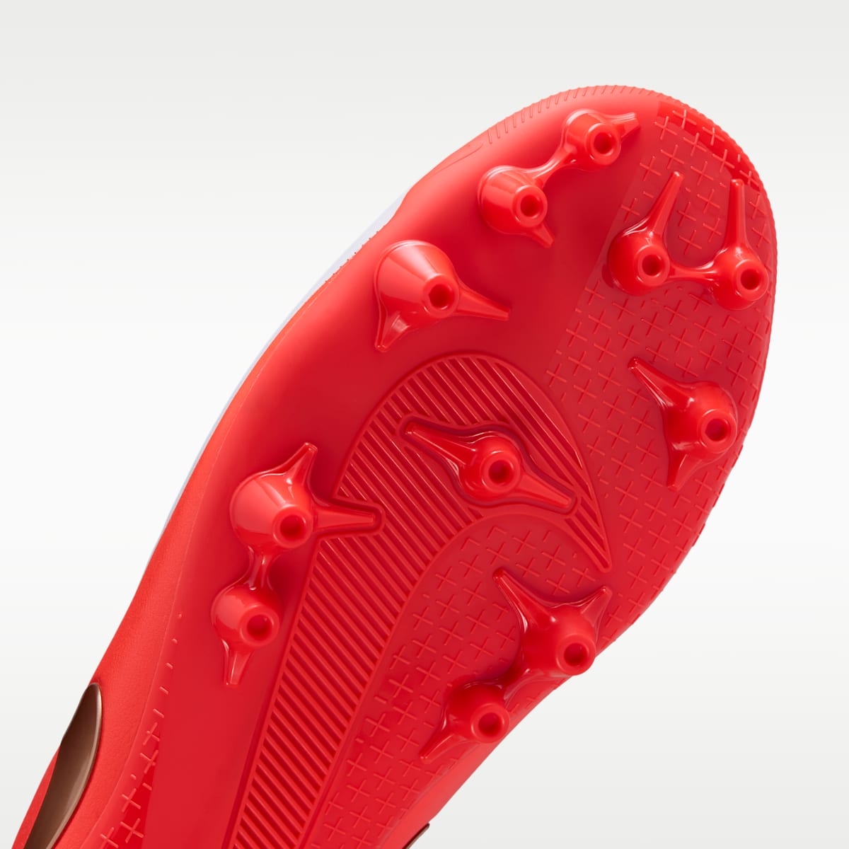 Nike Tiempo Maestro Academy Artificial-Grass Low-Top Soccer Cleats - White/Bright Crimson/Blur - Image 7