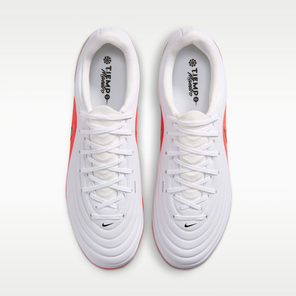 Nike Tiempo Maestro Academy Artificial-Grass Low-Top Soccer Cleats - White/Bright Crimson/Blur - Image 4