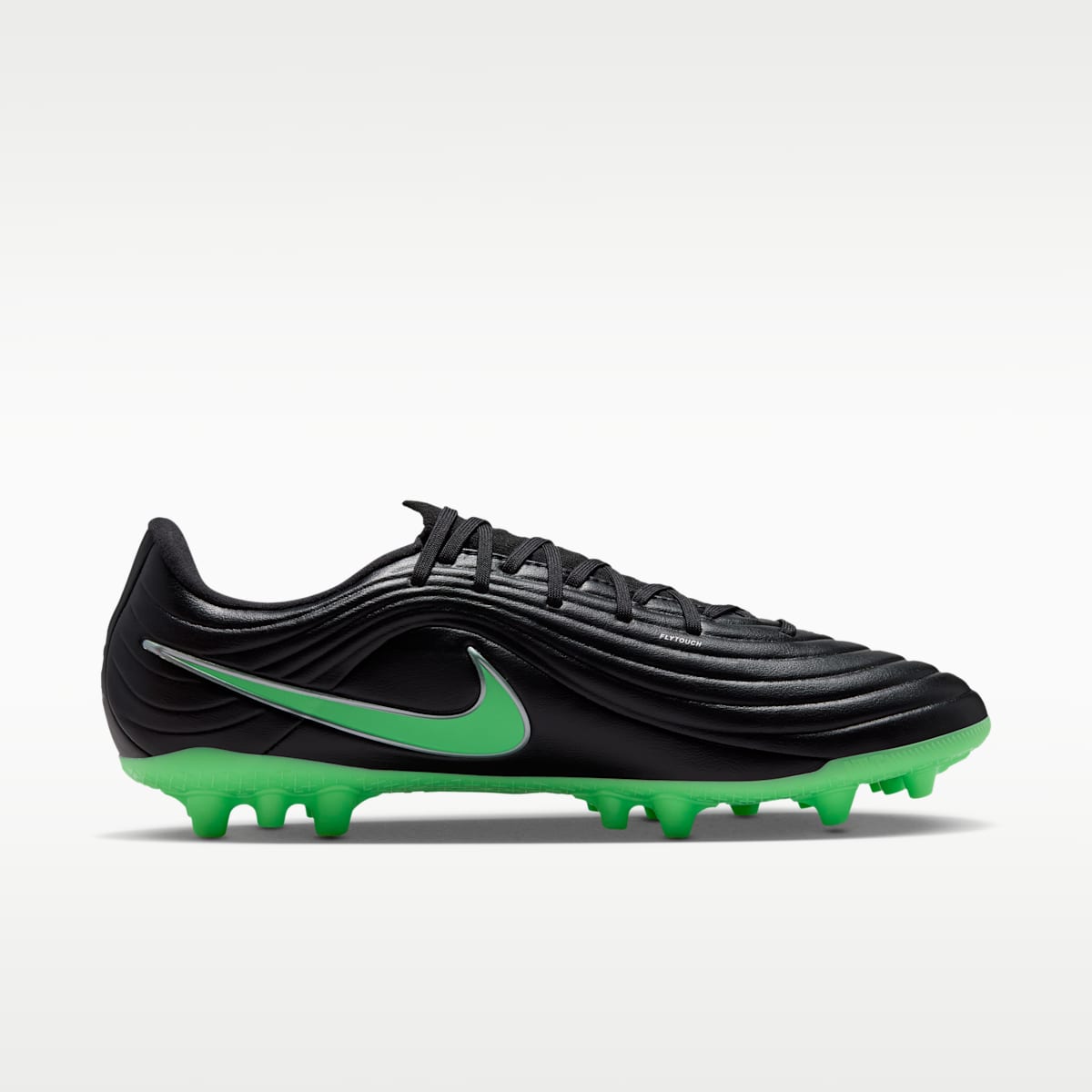 Nike Tiempo Maestro Academy Artificial-Grass Low-Top Soccer Cleats - Black/Black/Illusion Green - Image 3