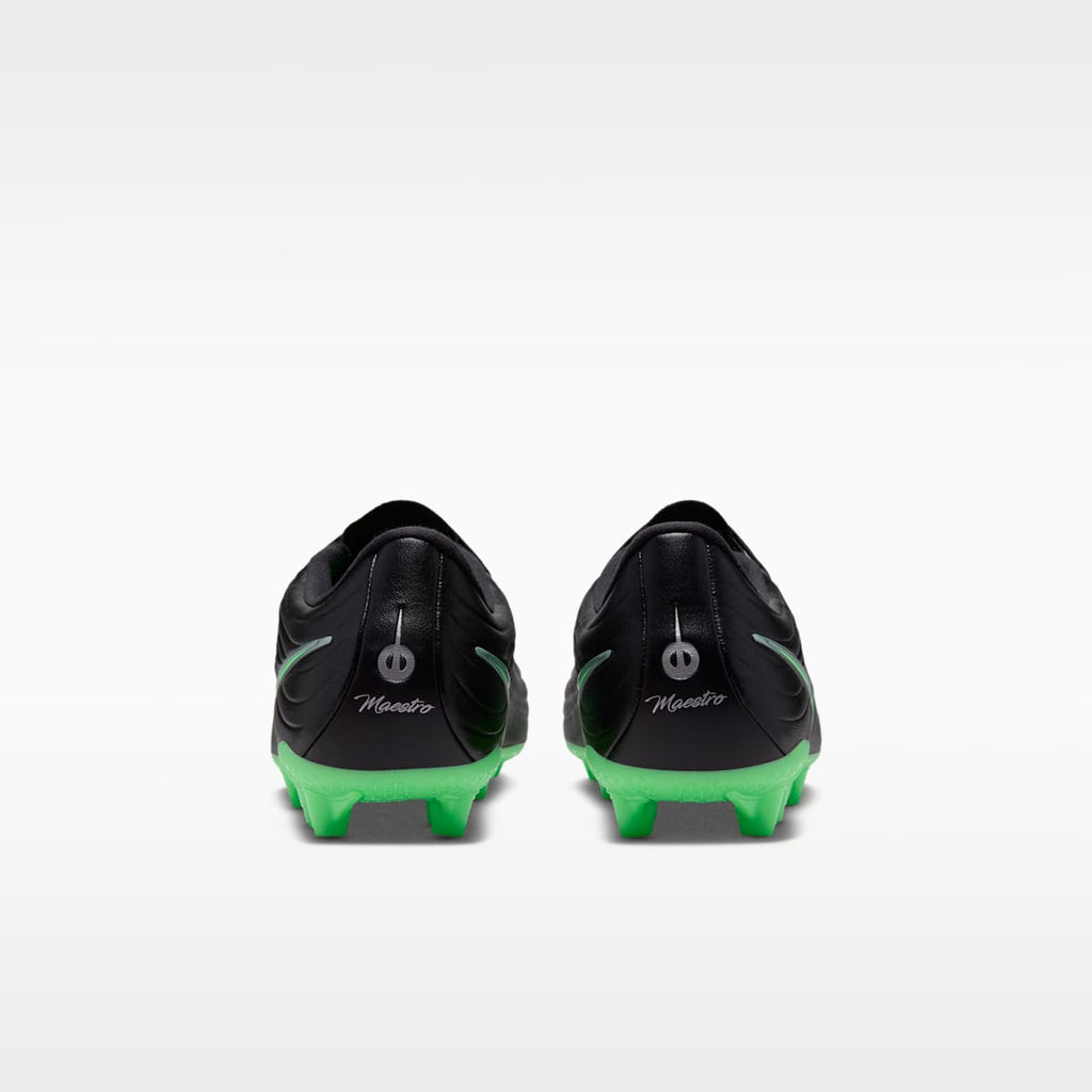 Nike Tiempo Maestro Academy Artificial-Grass Low-Top Soccer Cleats - Black/Black/Illusion Green - Image 6