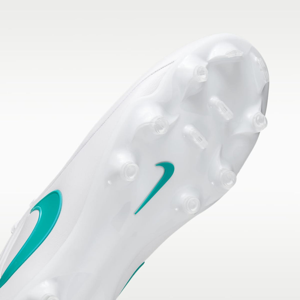 Nike Tiempo Maestro Academy Multi-Ground Low-Top Soccer Cleats - White/White/Dusty Cactus - Image 7