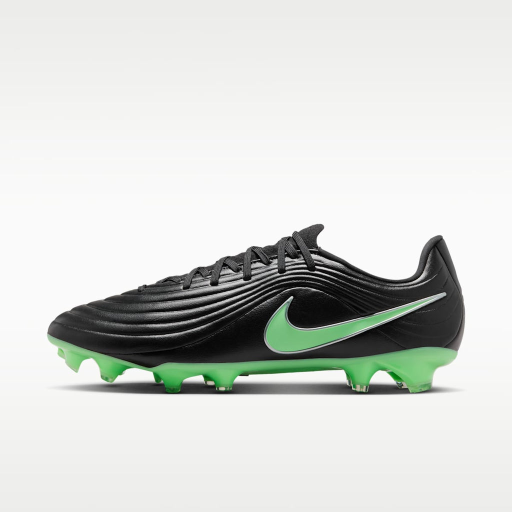 Nike Tiempo Maestro Academy Multi-Ground Low-Top Soccer Cleats - Black/Black/Illusion Green - Image 1