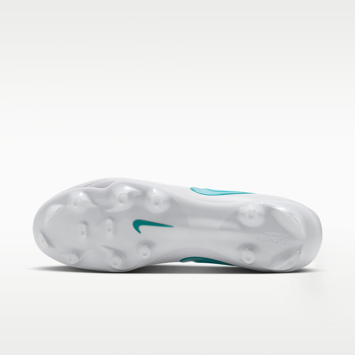 Nike Tiempo Maestro Academy Multi-Ground Low-Top Soccer Cleats - White/White/Dusty Cactus - Image 2