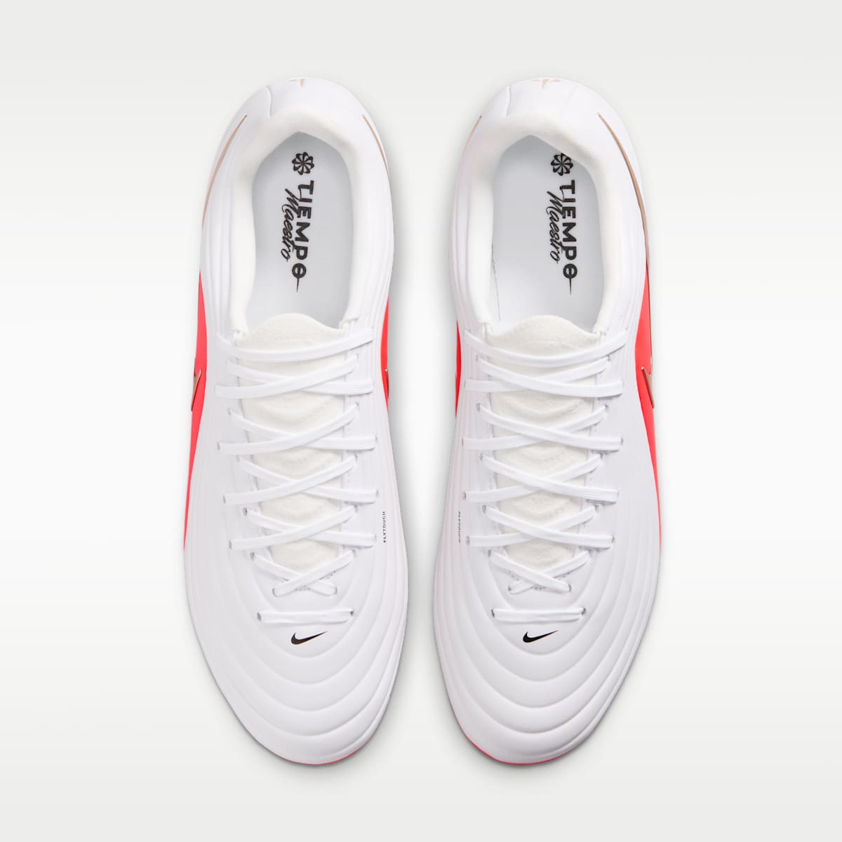 Women's Nike Tiempo Maestro Academy Multi-Ground Low-Top Soccer Cleats - White/Bright Crimson/Blur