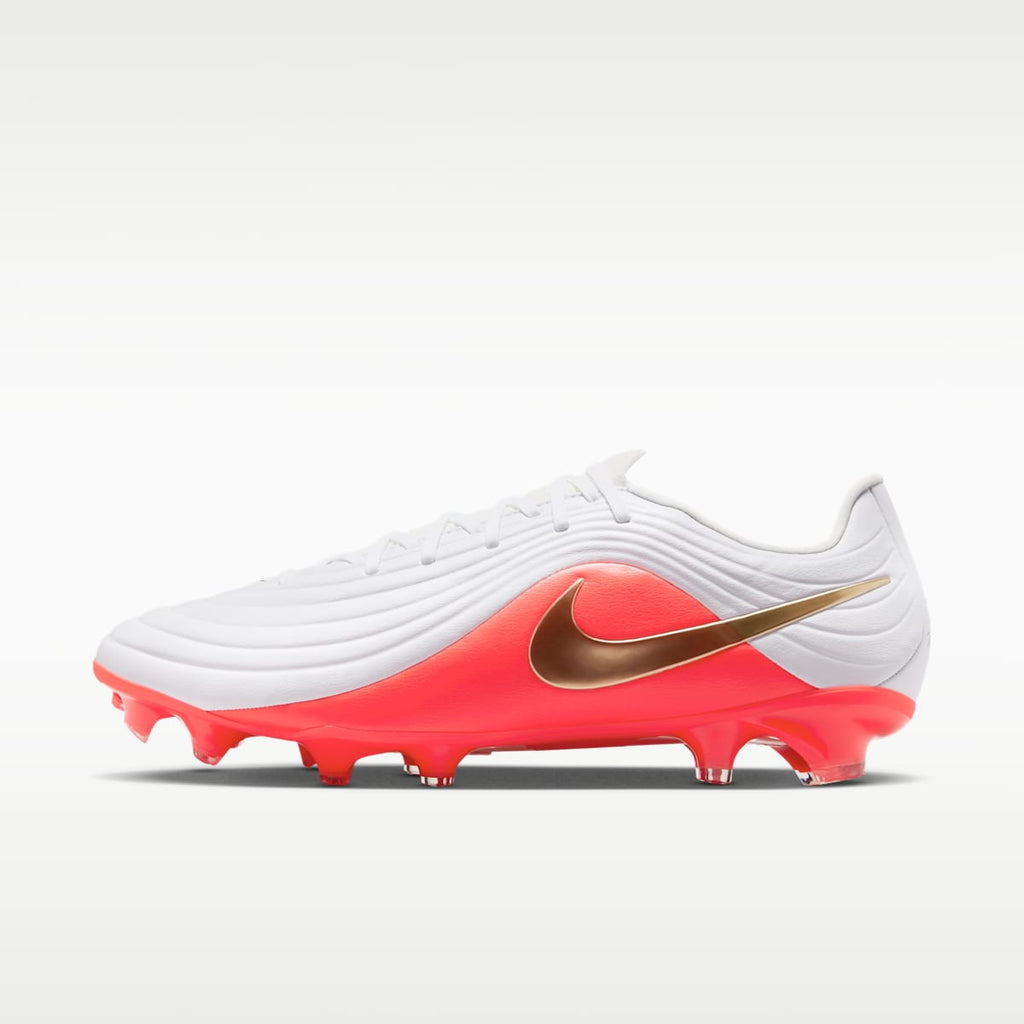 Nike Tiempo Maestro Academy Multi-Ground Low-Top Soccer Cleats - White/Bright Crimson/Blur - Image 1