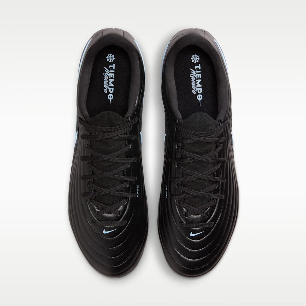 Nike Tiempo Maestro Academy Multi-Ground Low-Top Soccer Cleats - Black/Ice Blue - Image 4