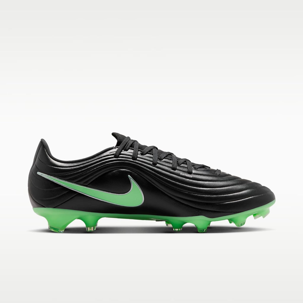 Women's Nike Tiempo Maestro Academy Multi-Ground Low-Top Soccer Cleats - Black/Black/Illusion Green