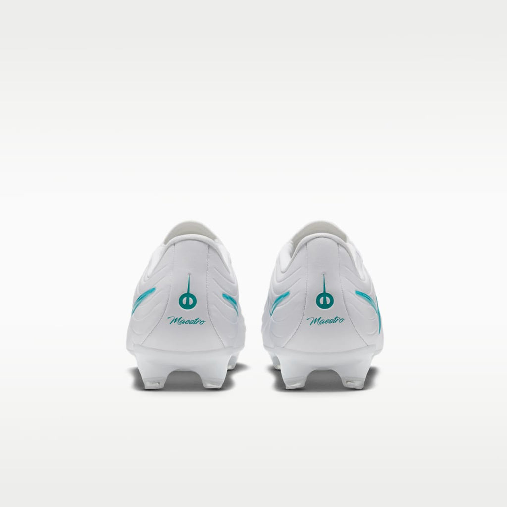 Women's Nike Tiempo Maestro Academy Multi-Ground Low-Top Soccer Cleats - White/White/Dusty Cactus