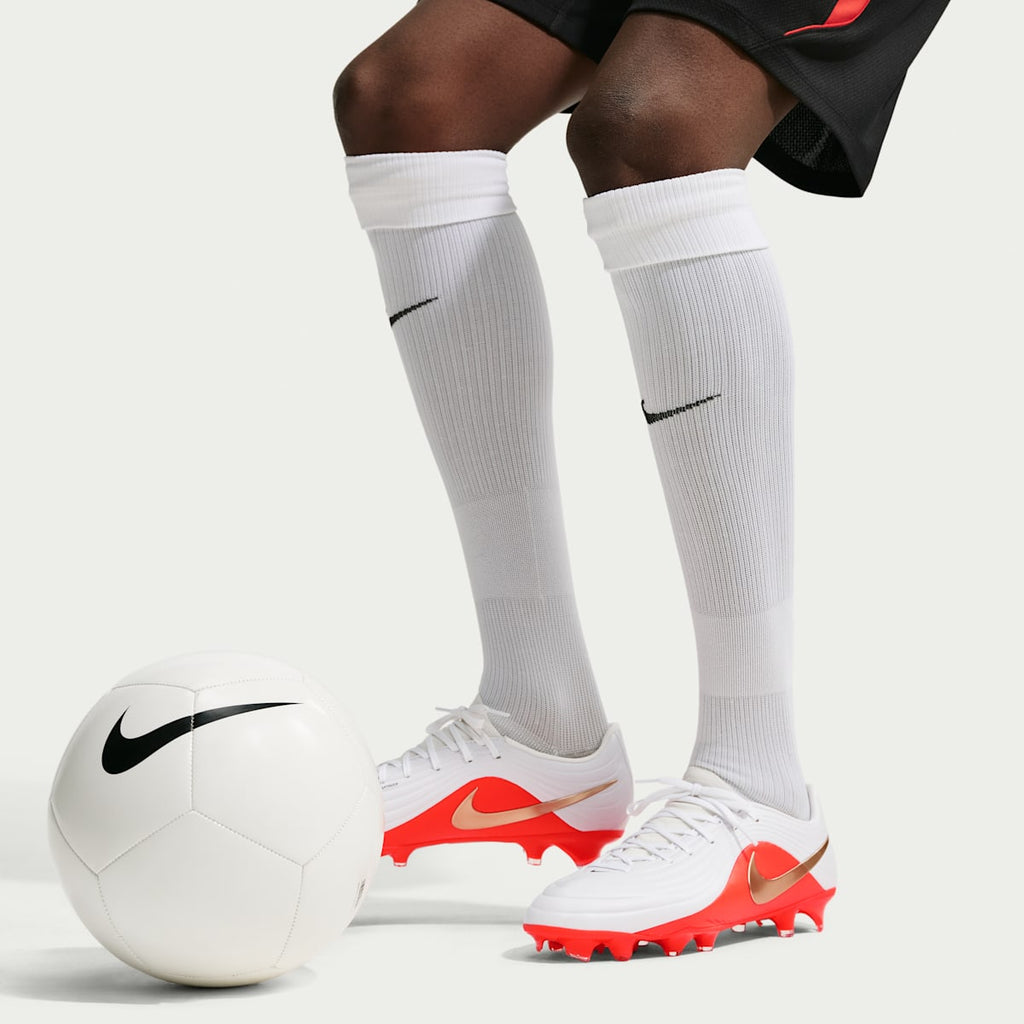 Nike Tiempo Maestro Academy Multi-Ground Low-Top Soccer Cleats - White/Bright Crimson/Blur - Image 10