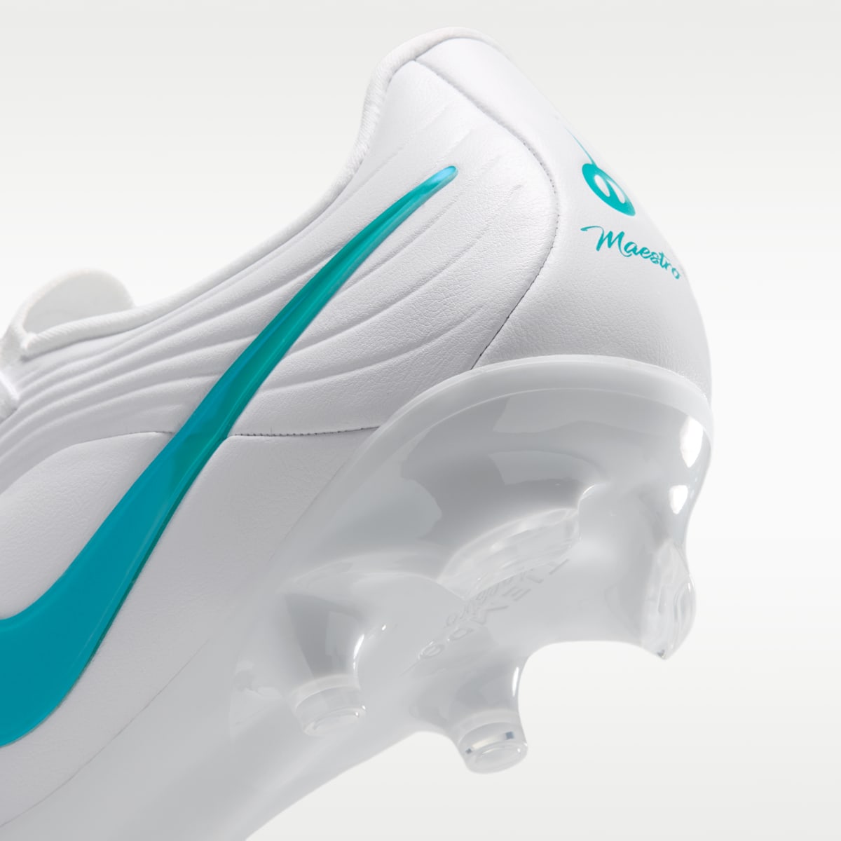 Women's Nike Tiempo Maestro Academy Multi-Ground Low-Top Soccer Cleats - White/White/Dusty Cactus