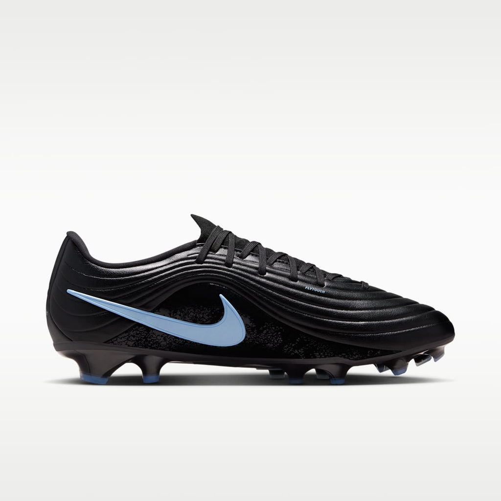 Nike Tiempo Maestro Academy Multi-Ground Low-Top Soccer Cleats - Black/Ice Blue - Image 3