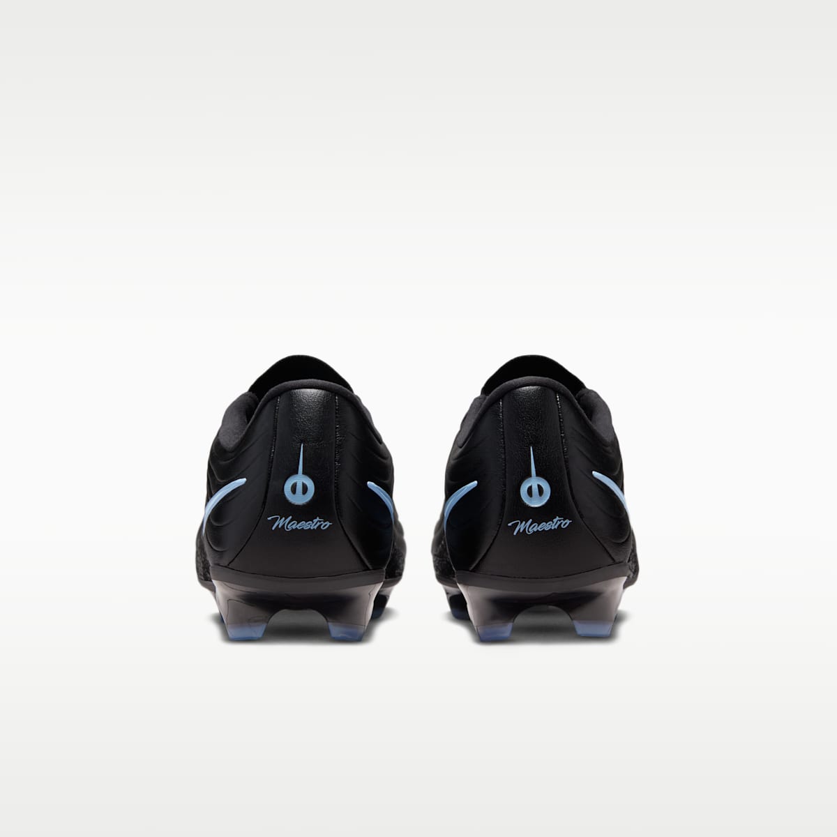 Nike Tiempo Maestro Academy Multi-Ground Low-Top Soccer Cleats - Black/Ice Blue - Image 6