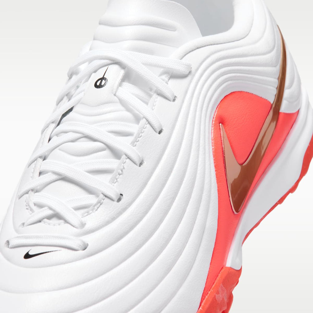 Nike Tiempo Maestro Academy Turf Low-Top Soccer Shoes - White/Bright Crimson/Blur - Image 7