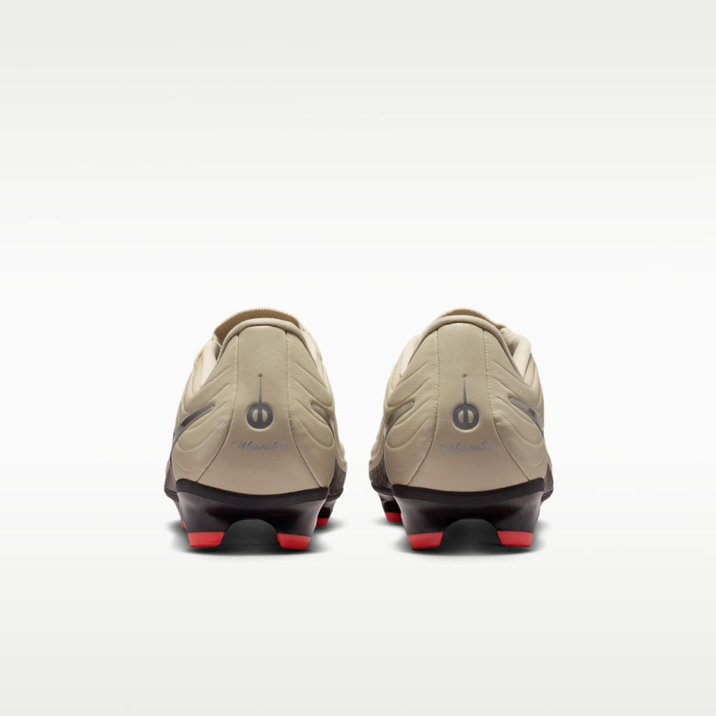 Nike United Tiempo Maestro Academy Multi-Ground Low-Top Soccer Cleats - Fossil/Burgundy Crush/Metallic Silver - Image 6