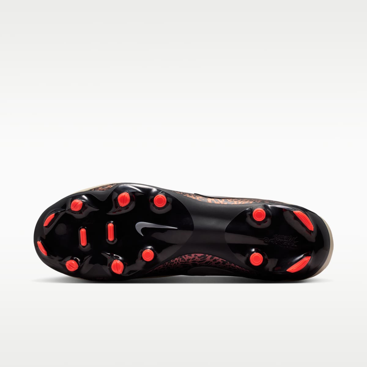 Nike United Tiempo Maestro Academy Multi-Ground Low-Top Soccer Cleats - Fossil/Burgundy Crush/Metallic Silver - Image 2