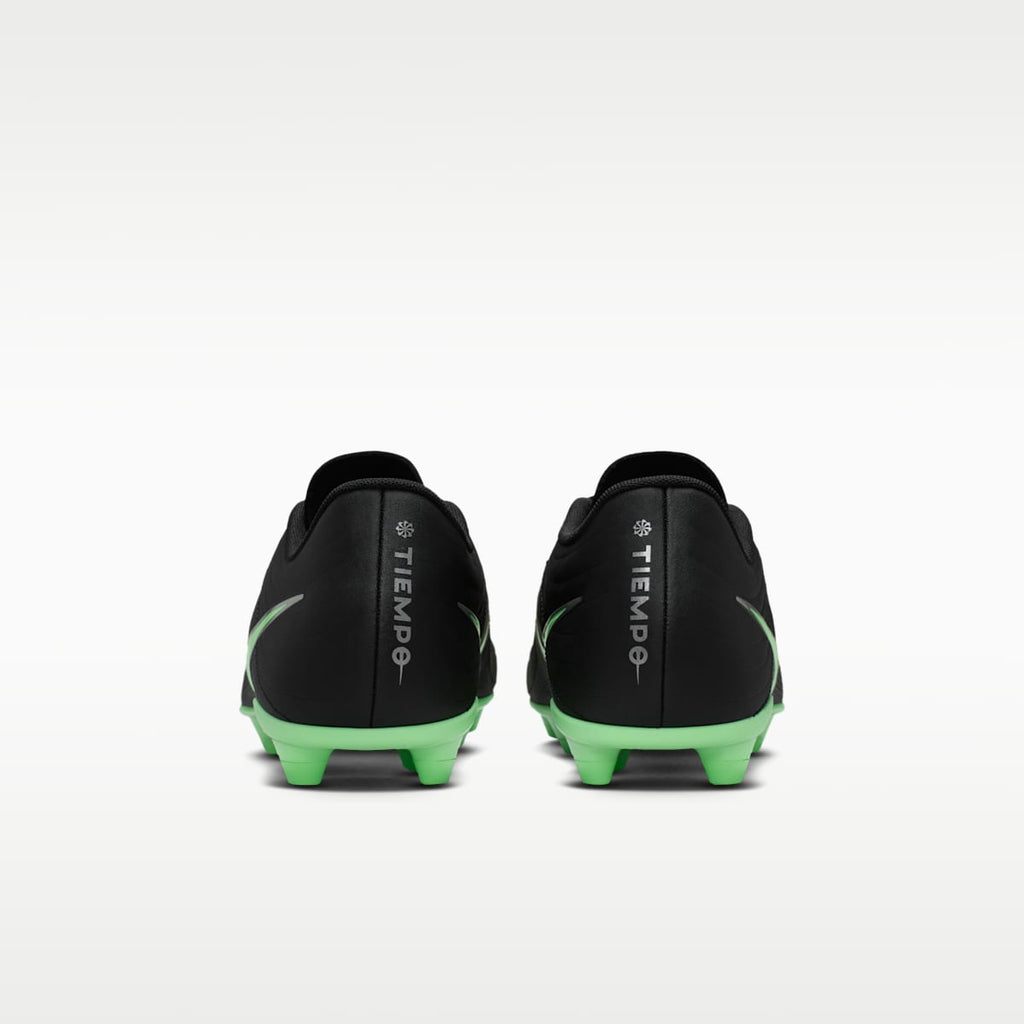 Nike Tiempo Maestro Club Multi-Ground Low-Top Soccer Cleats - Black/Black/Illusion Green - Image 6
