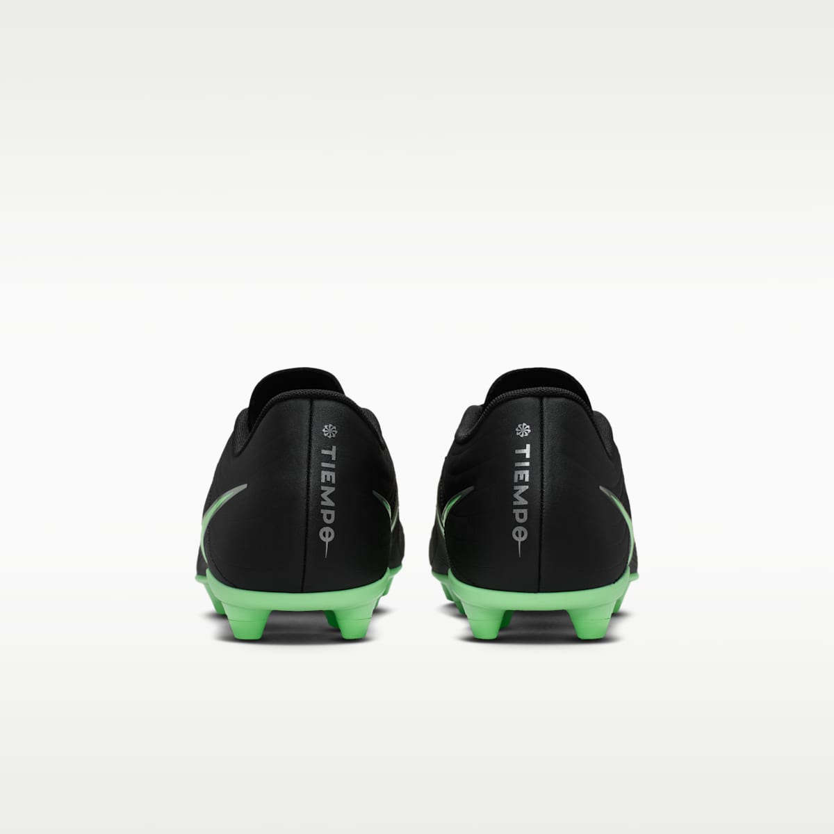 Nike Tiempo Maestro Club Multi-Ground Low-Top Soccer Cleats - Black/Black/Illusion Green - Image 6