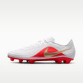 Nike Tiempo Maestro Club Multi-Ground Low-Top Soccer Cleats - White/Bright Crimson/Blur - Image 1