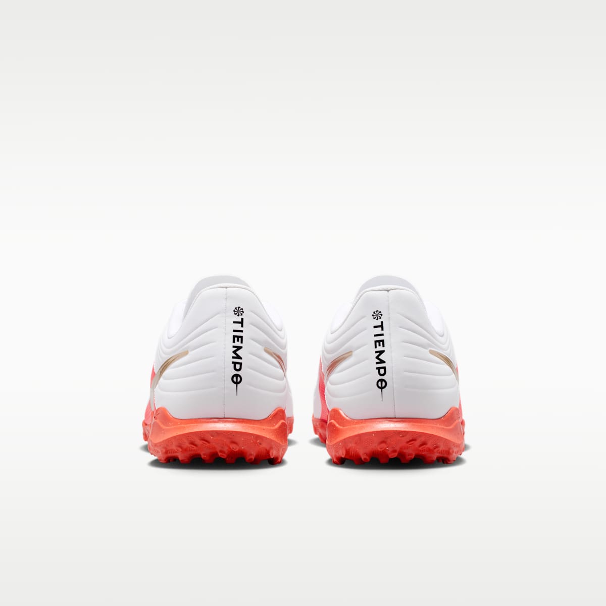 Nike Tiempo Maestro Club Turf Low-Top Soccer Shoes - White/Bright Crimson/Blur - Image 6