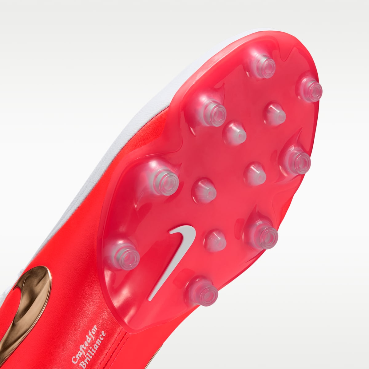 Nike Tiempo Maestro Elite Artificial-Grass Low-Top Soccer Cleats - White/Bright Crimson/Blur - Image 7