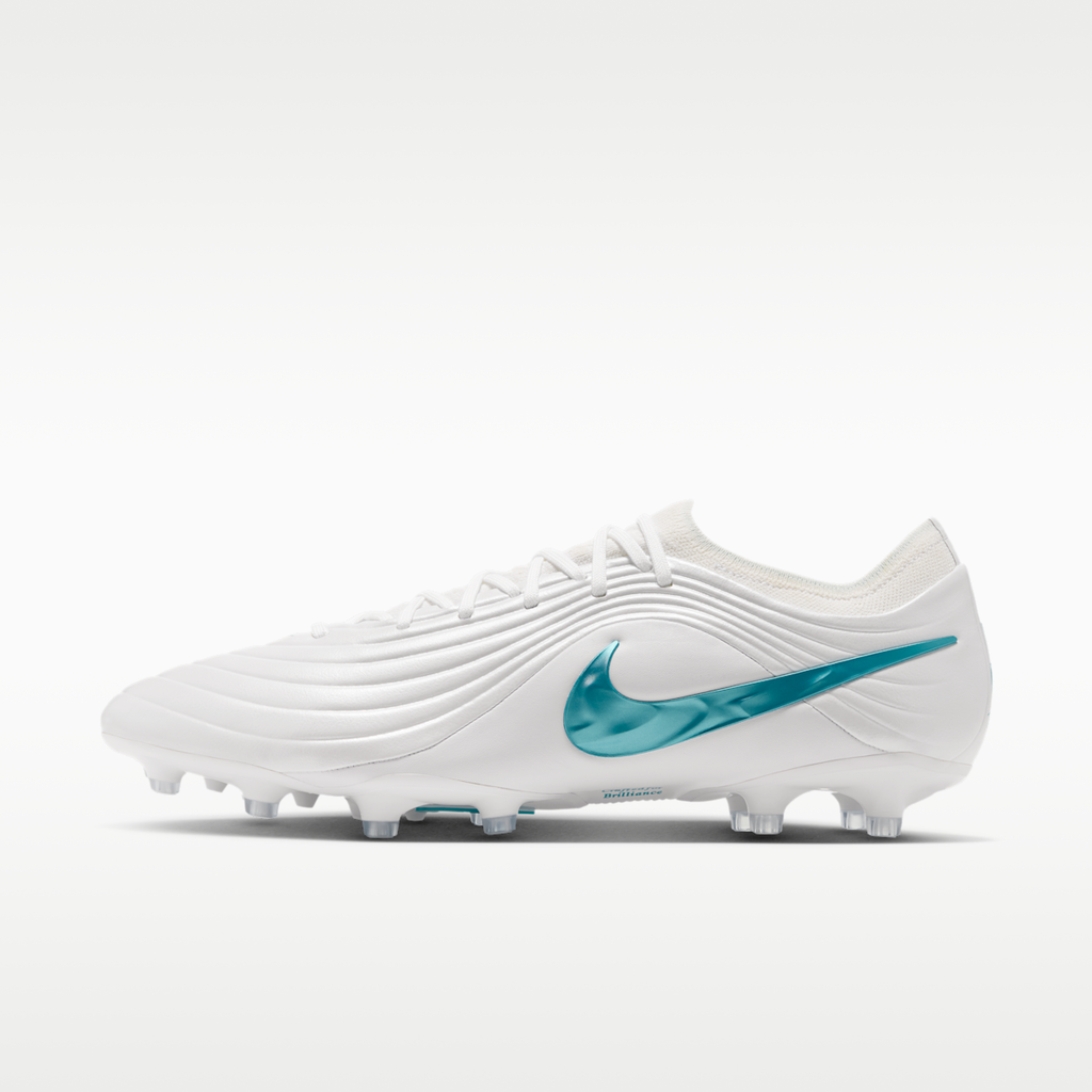 Women's Nike Tiempo Maestro Elite Artificial-Grass Low-Top Soccer Cleats - White/White/Dusty Cactus