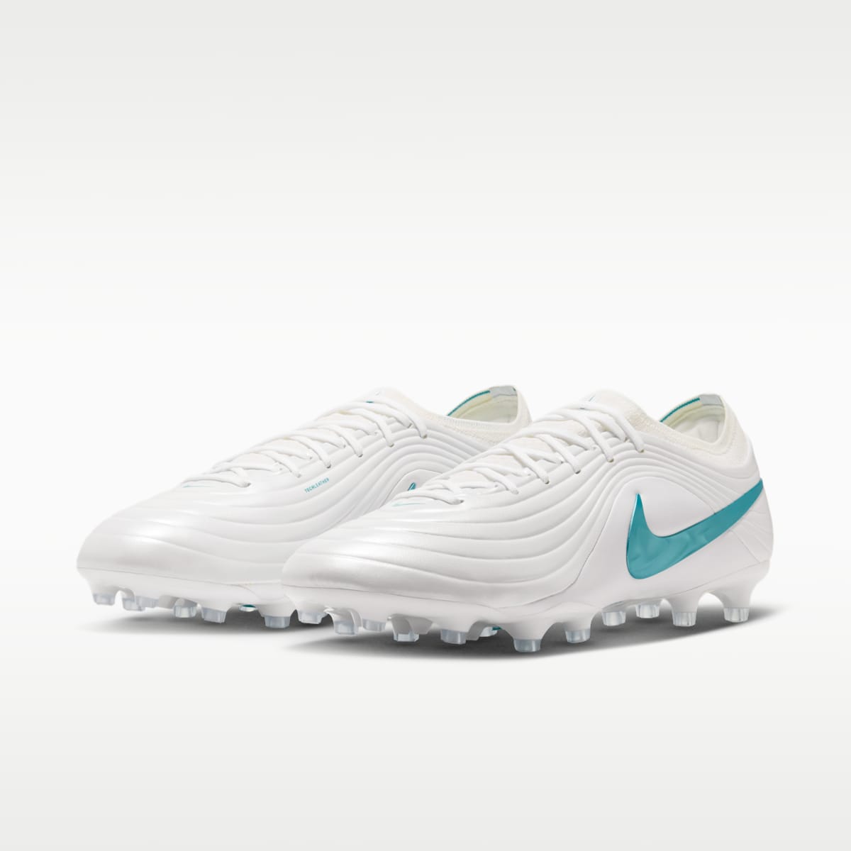 Nike Tiempo Maestro Elite Artificial-Grass Low-Top Soccer Cleats - White/White/Dusty Cactus - Image 5
