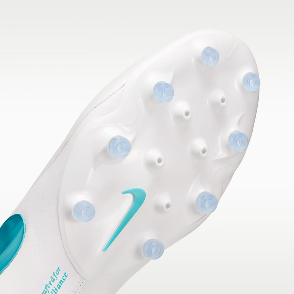 Nike Tiempo Maestro Elite Artificial-Grass Low-Top Soccer Cleats - White/White/Dusty Cactus - Image 7