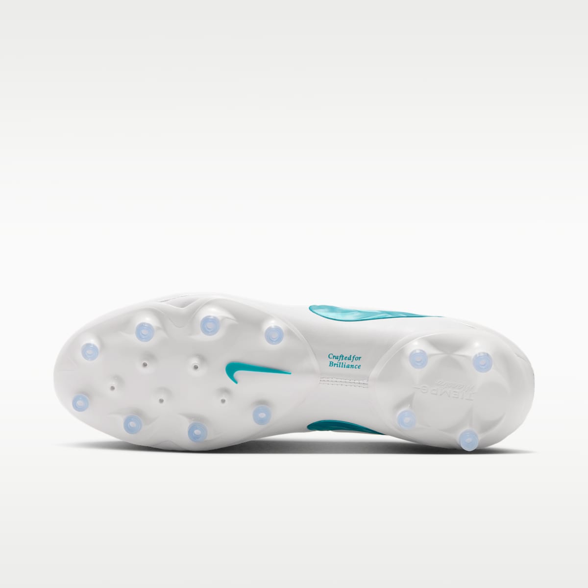 Nike Tiempo Maestro Elite Artificial-Grass Low-Top Soccer Cleats - White/White/Dusty Cactus - Image 2