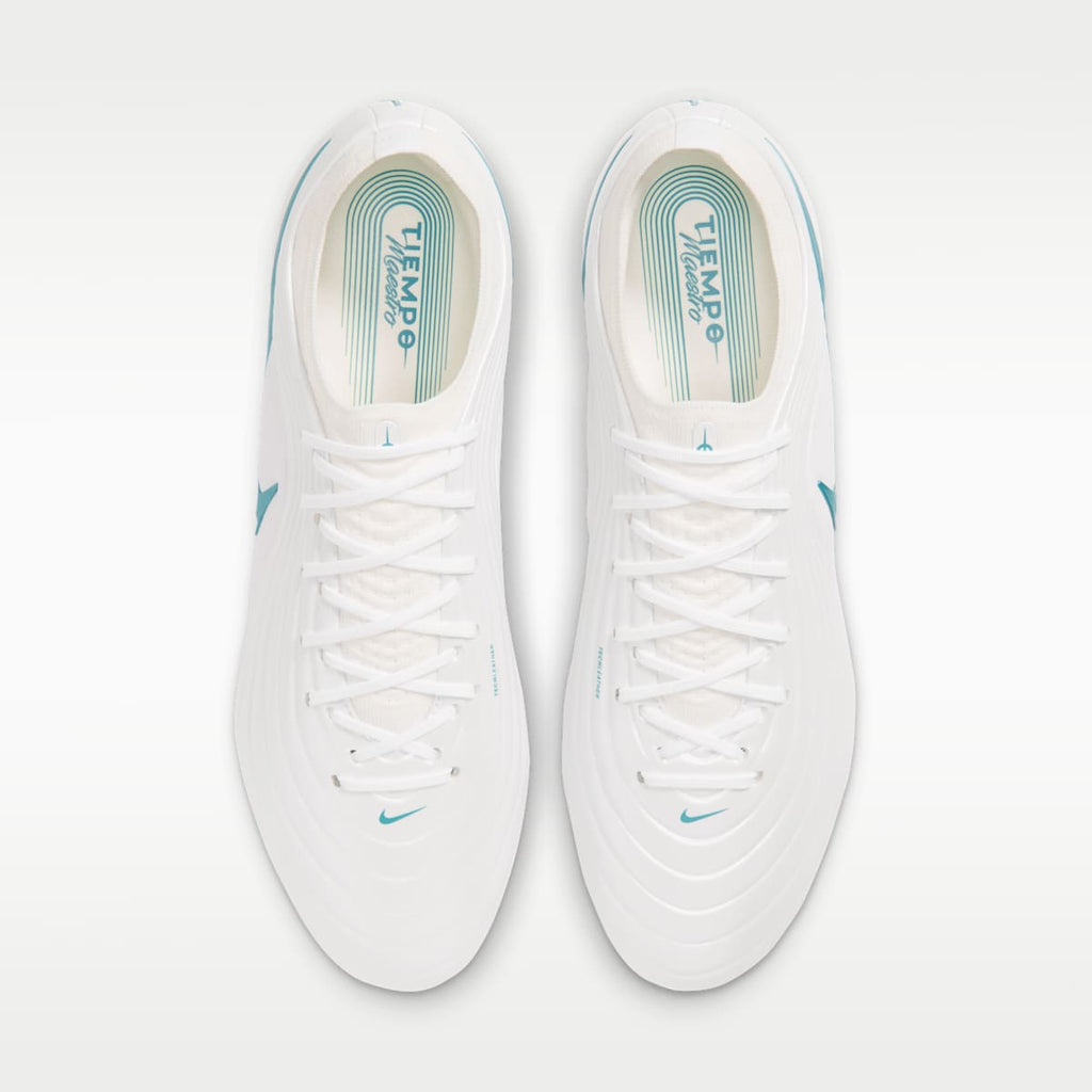 Nike Tiempo Maestro Elite Artificial-Grass Low-Top Soccer Cleats - White/White/Dusty Cactus - Image 4