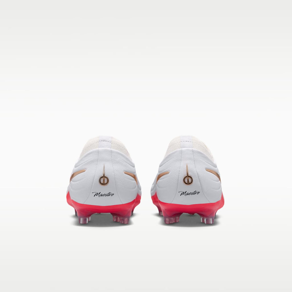 Nike Tiempo Maestro Elite Artificial-Grass Low-Top Soccer Cleats - White/Bright Crimson/Blur - Image 6