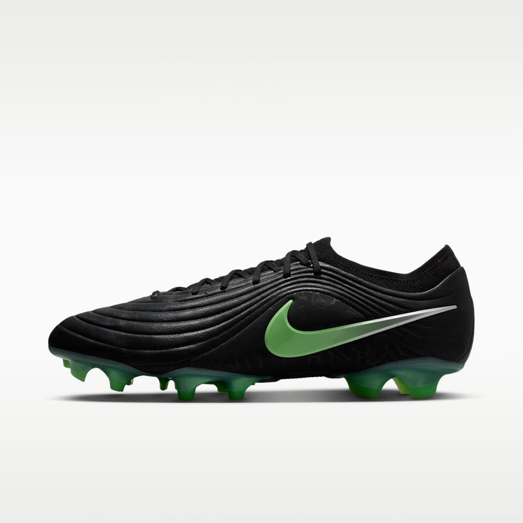 Women's Nike Tiempo Maestro Elite Firm-Ground Low-Top Soccer Cleats - Black/Black/Illusion Green
