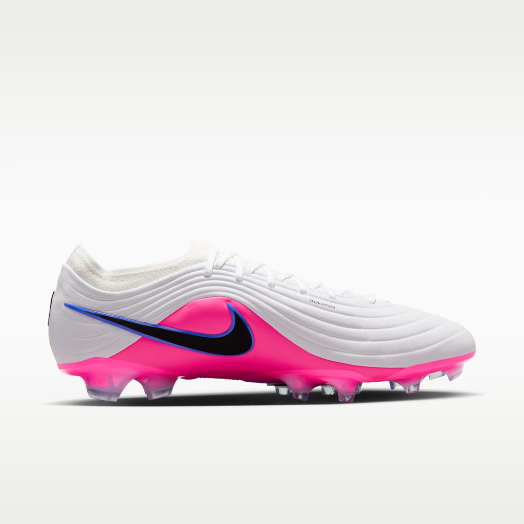 Nike Tiempo Maestro Elite Firm-Ground Low-Top Soccer Cleats - White/Racer Blue/Pink Blast/Black - Image 3