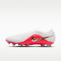 Nike Tiempo Maestro Elite Firm-Ground Low-Top Soccer Cleats - White/Bright Crimson/Blur - Image 1