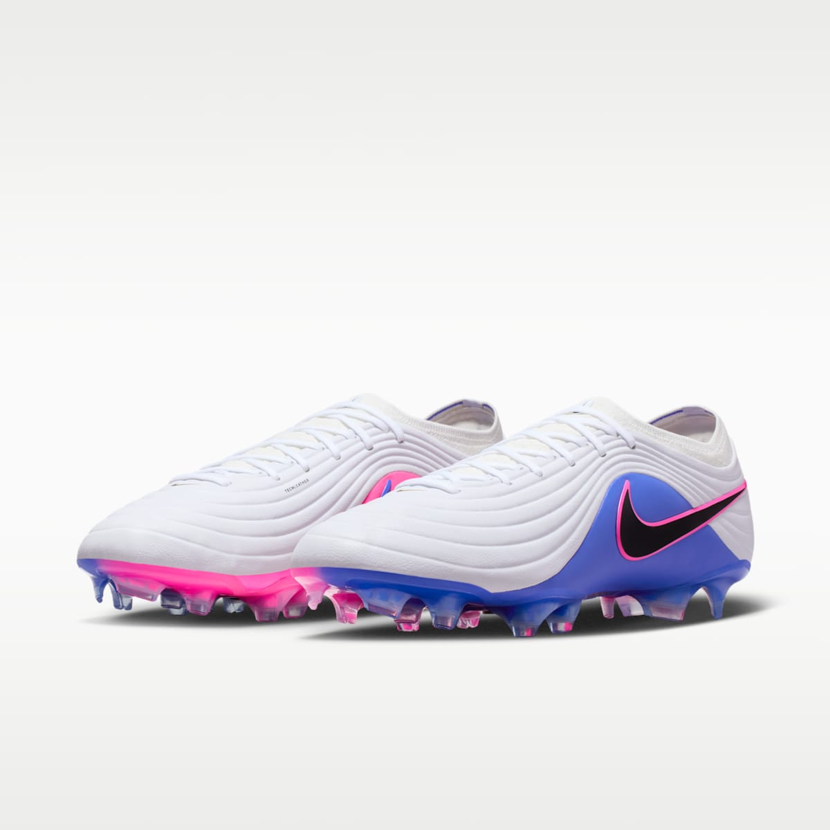 Nike Tiempo Maestro Elite Firm-Ground Low-Top Soccer Cleats - White/Racer Blue/Pink Blast/Black - Image 5